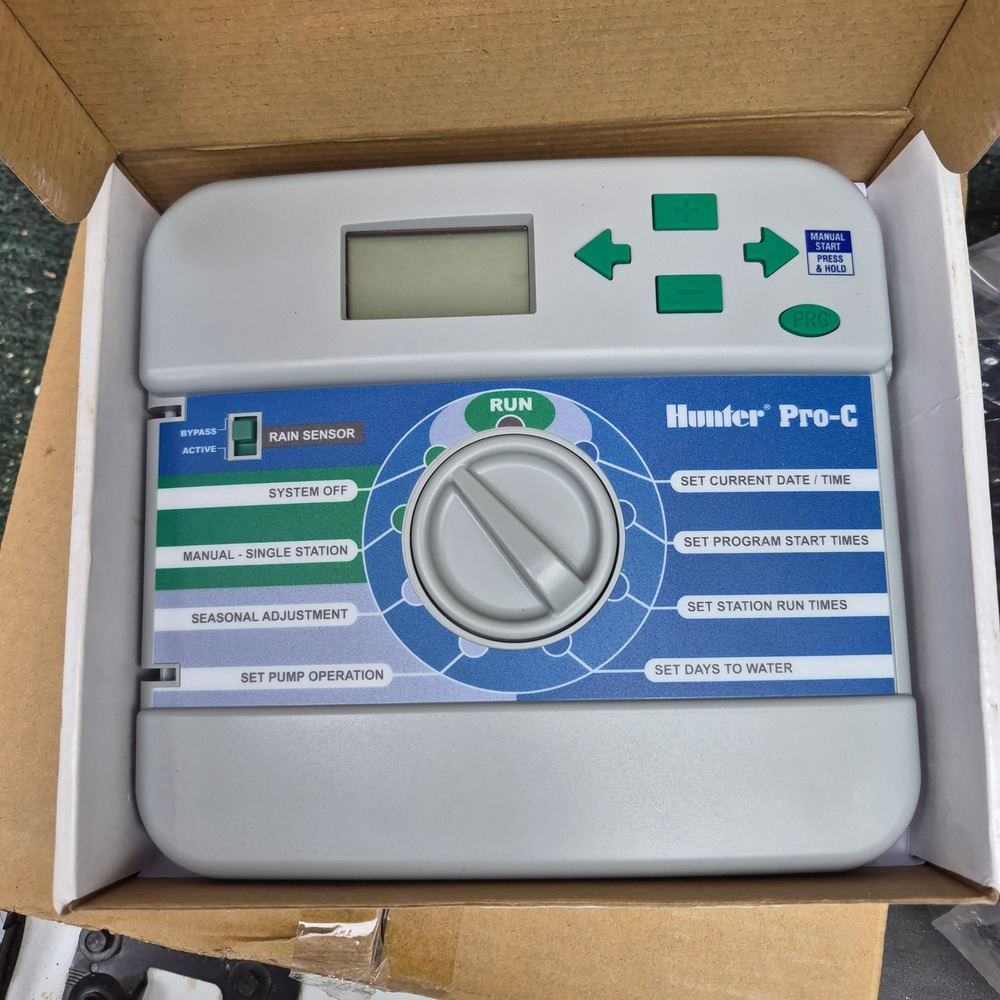 Hunter Pro-C Irrigation Controller Replacement Front Panel Faceplate 526200